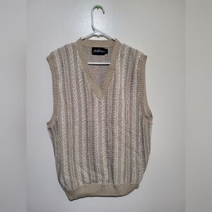 Jack Nicolaus Men's Beige Sweater Vest‎